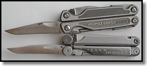 Leatherman Blade comparison: New (top), Old (bottom)