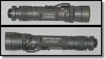 Sure Fire L1 LumaMax (top) A2 Aviator (bottom)