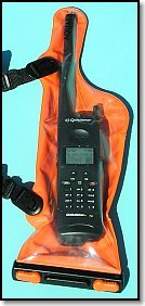 Globalstar Sat-phone in Aquapac Case