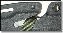 SOG Groove sheath cutting webbing