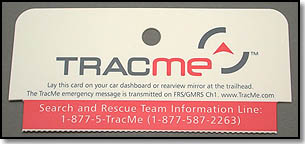 TracMe Dash Card