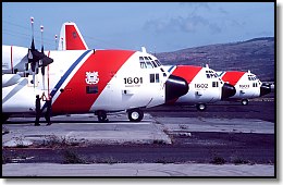 USCG C-130s on the ramp at Barbers Point, HI