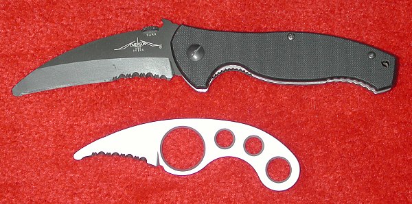 Emerson SARK and White Watter Rescue Knife