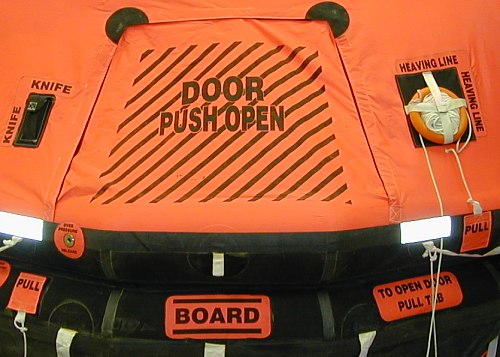 Givens Life Raft Entry Door