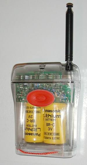 KTI 121.5 MHz mini SAT-ALERT RB3 - transparent case