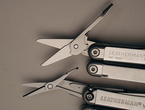 Scissors Comparison - Old (top), New (bottom)