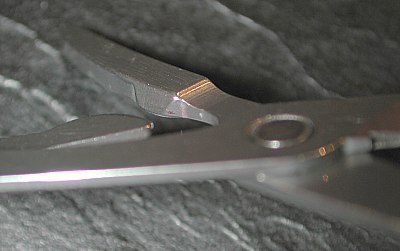 Leatherman Juice - Scissors Ramp close-up