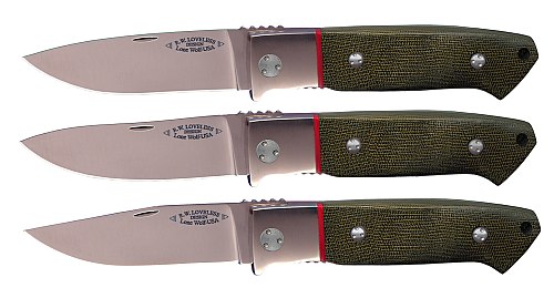 Lone Wolf Knives Loveless Traditional Folders